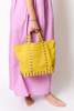 Vanessa Bruno Medium Cabas Tote Bag - Yellow - Thumbnail 3