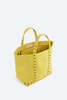 Vanessa Bruno Medium Cabas Tote Bag - Yellow - Thumbnail 4