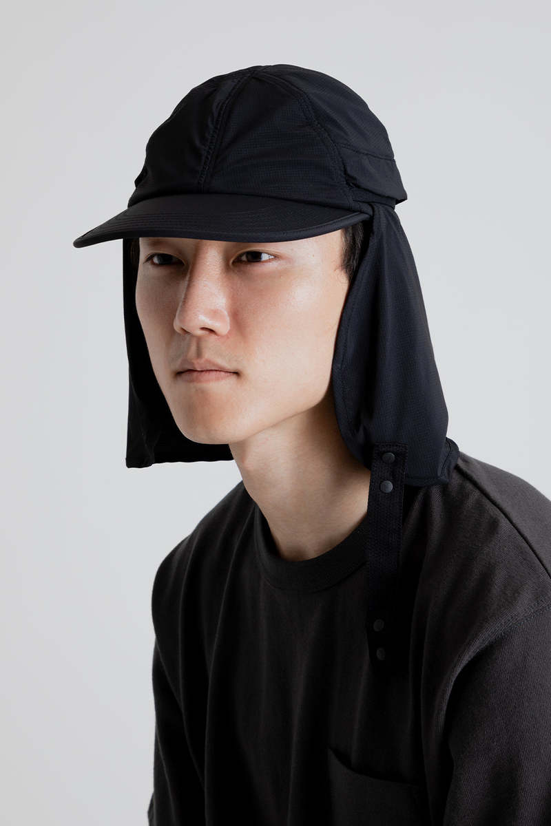 CAYL Stretch Nylon Sunvisor Cap - Black | Garmentory