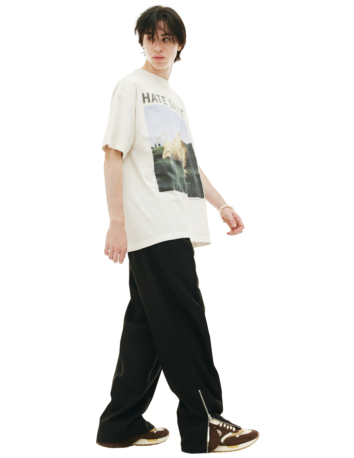 Saint Michael Hate saint printed t-shirt | Garmentory