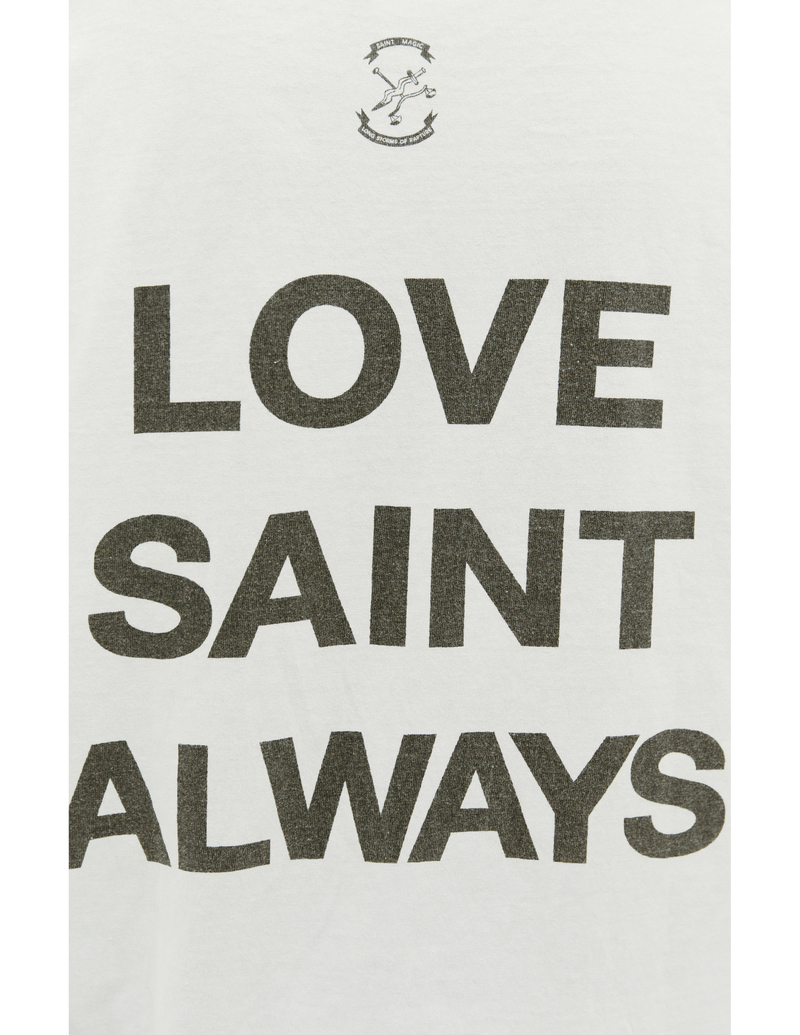 Saint Michael Hate saint printed t-shirt