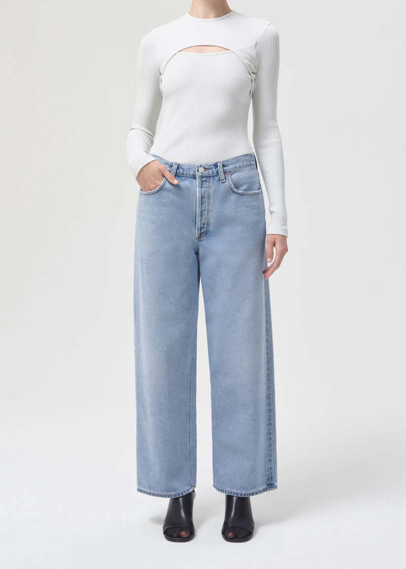 値下げ‼️AGOLDE / LOW RISE BAGGY VOID AGOLDE Low Rise Baggy Inseam Denim - Void | Garmentory