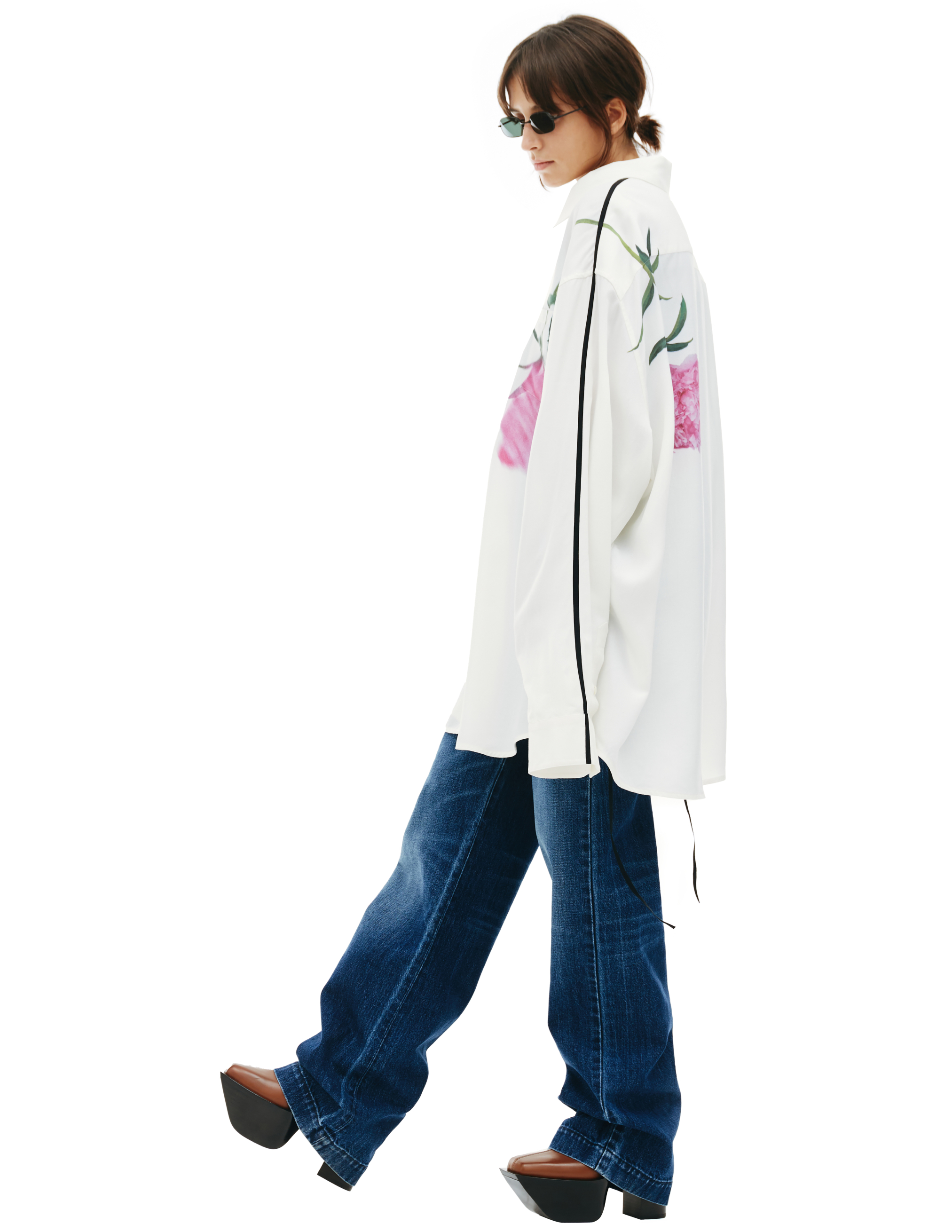 トップス Peter Do / Flower Printed Shirts PETER DO Flower Print Oversize Shirt | Garmentory