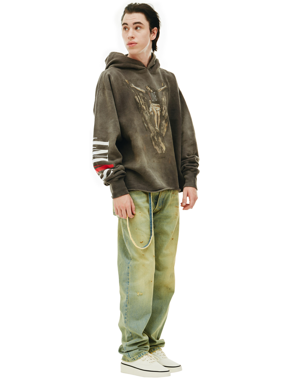 Saint Michael VLONE x Saint Michael printed hoodie | Garmentory
