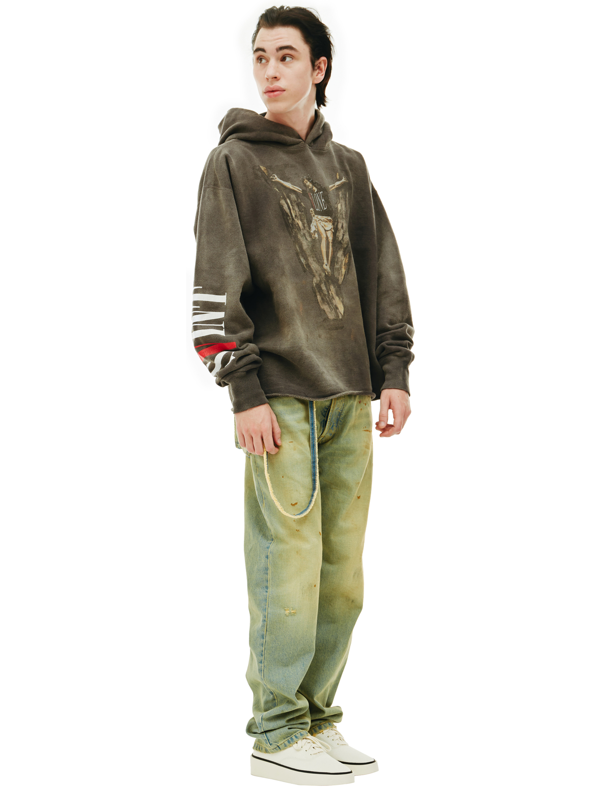 Saint Michael VLONE x Saint Michael printed hoodie | Garmentory