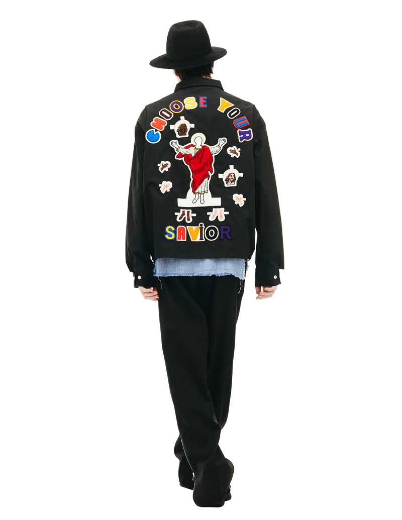 Saint Michael Denim Tears x Saint Michael  embroidered Jacket