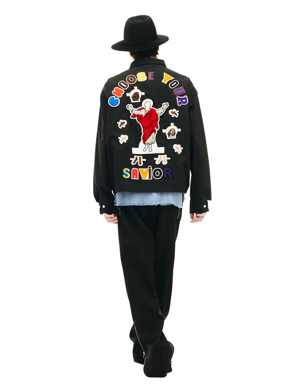 Saint Michael Denim Tears x Saint Michael  embroidered Jacket - Image 4 of 5