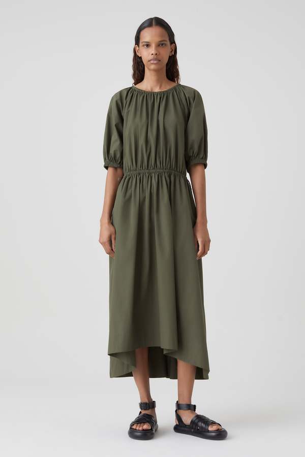 CLOSED Backless Dress - Pine Green | Garmentory
