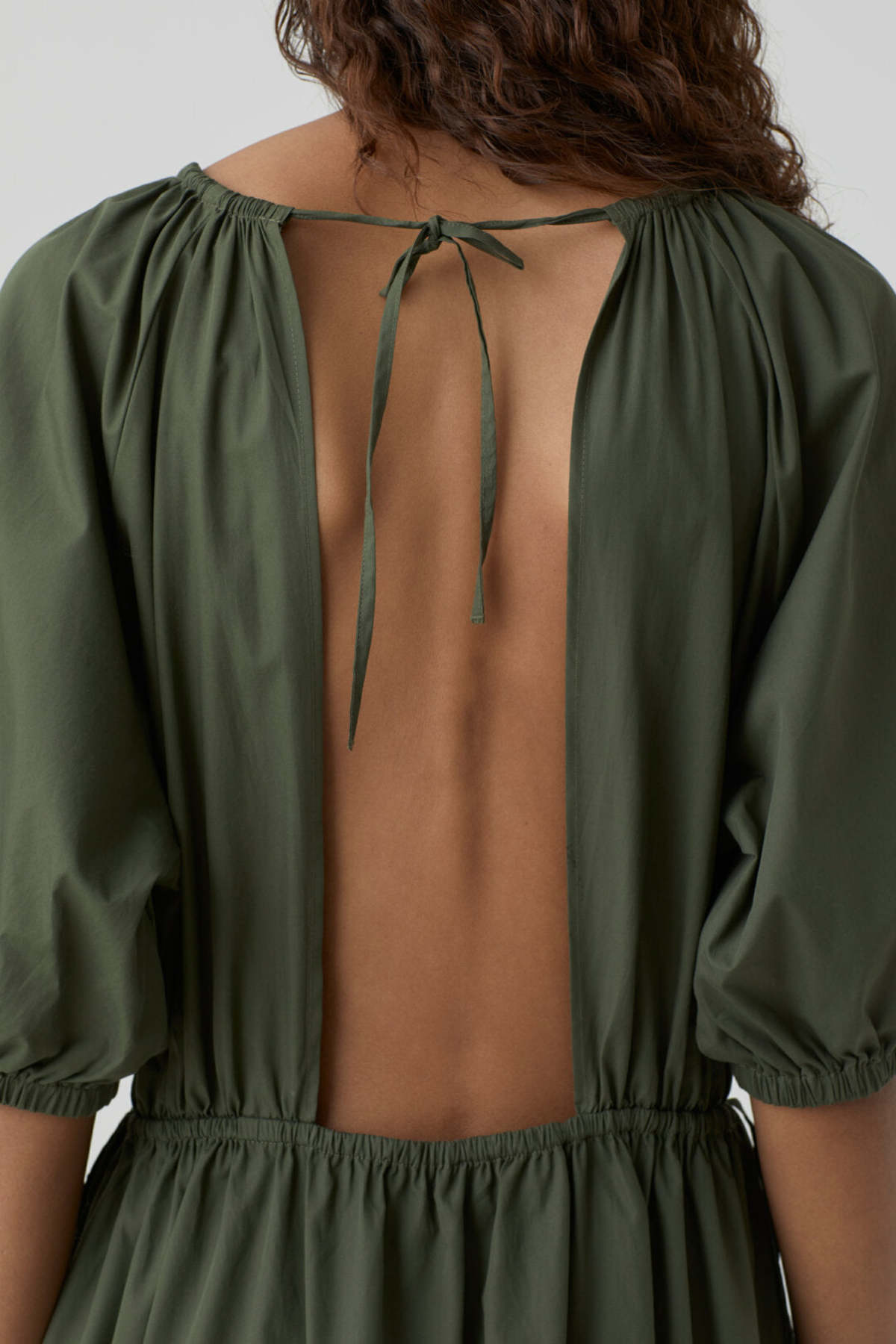 CLOSED Backless Dress - Pine Green | Garmentory