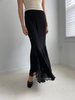 Vintage Cache' silk mermaid skirt - Black - Thumbnail 1