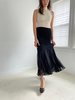 Vintage Cache' silk mermaid skirt - Black - Thumbnail 4