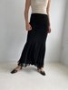 Vintage Cache' silk mermaid skirt - Black - Thumbnail 6