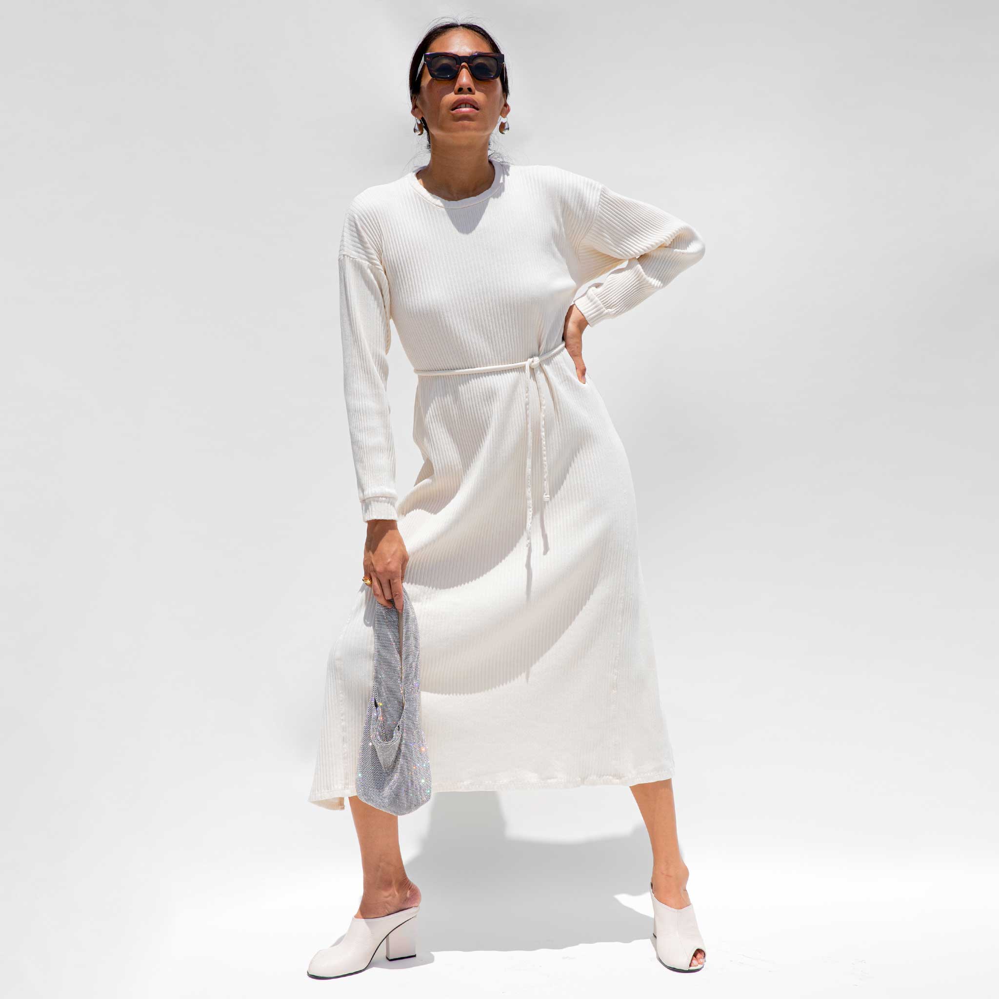 Baserange Shaw Long Sleeve Kaftan - Off White | Garmentory