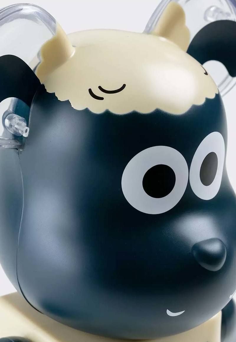 Kids MEDICOM TOY Be@rbrick Shaun The Sheep 100% + 400% Set Toy 
