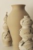 K M by L A N G E TALL VASE - Beige - Thumbnail 3