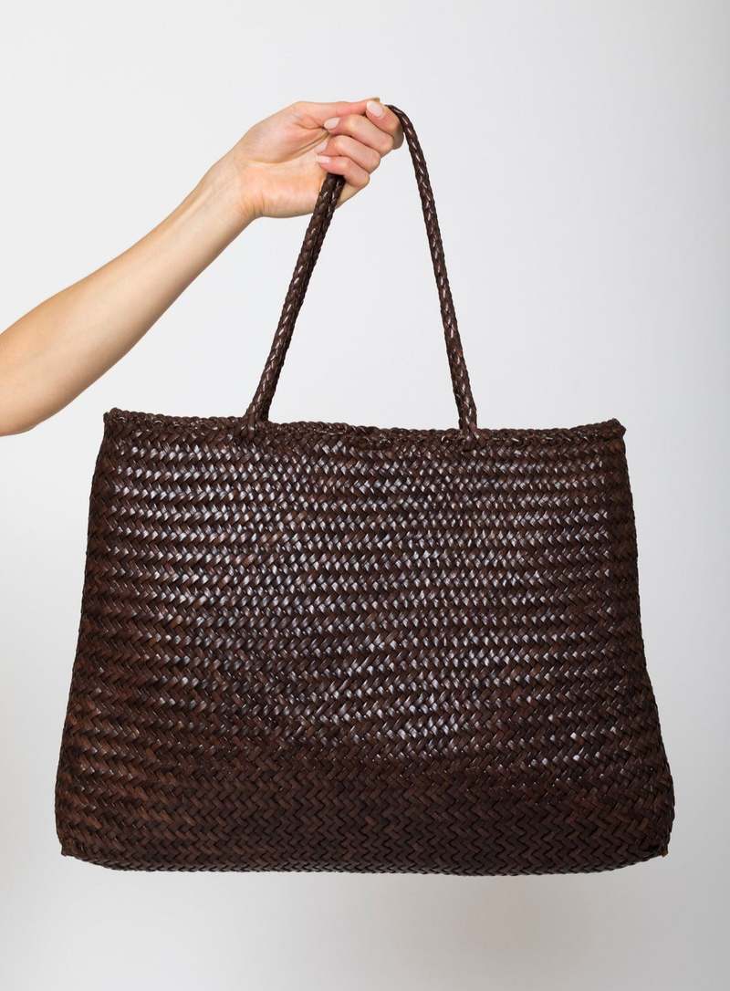 DRAGON DIFFUSION SOPHIE 8098 ダークブラウン Dragon Diffusion Tote Bag 8098 SOPHIE SMALL, dark brown