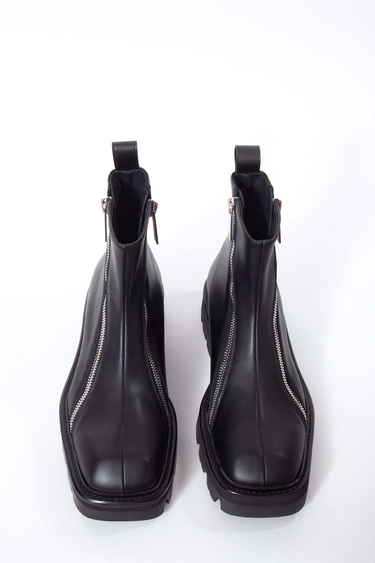 GMBH Double Zip Combat Boots - Black | Garmentory display picture 1