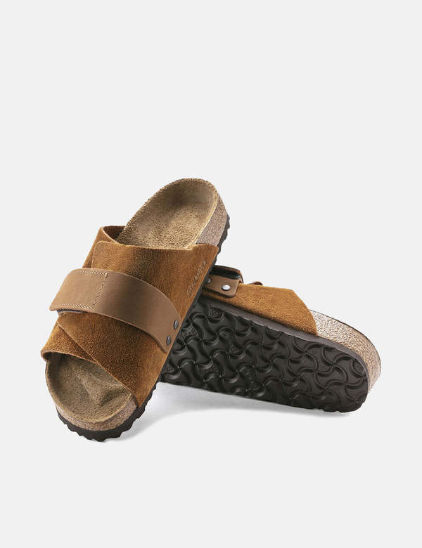 Birkenstock Kyoto Nubuck - Mink Brown | Garmentory