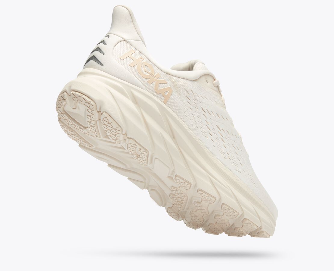 Hoka Womens Clifton Eggnog/Shifting Sand Garmentory
