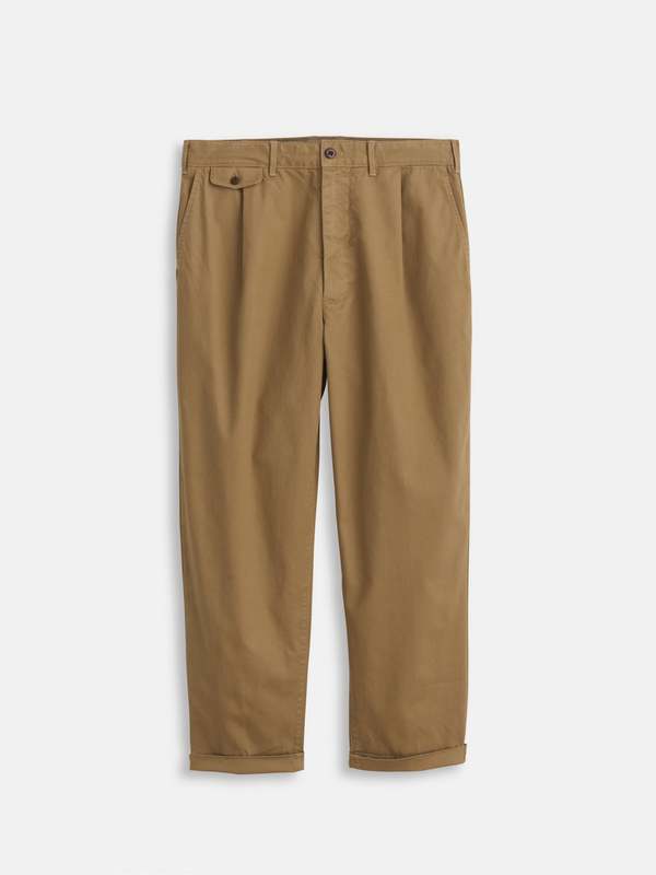 Y1 1piu1uguale3 CREASE SLACKS ［KHAKI］XL PANTS (パンツ) | 1PIU1UGUALE3