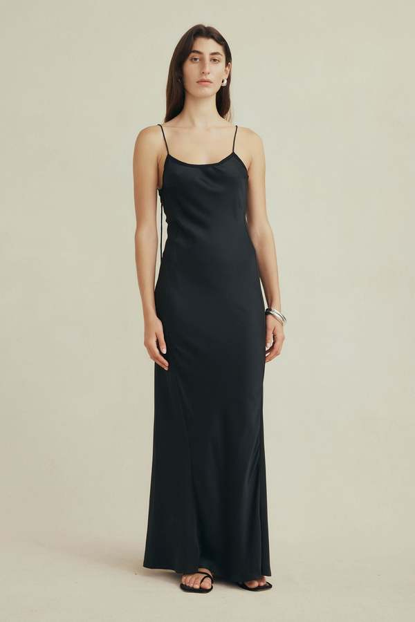 marle silk dress Marle White Cocoon Terrance Dress