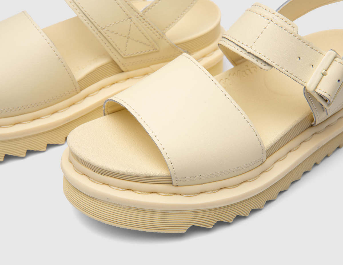 Dr Martens Womens Voss Mono Leather Strap Sandal - Toile