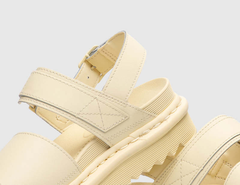 Dr Martens Womens Voss Mono Leather Strap Sandal - Toile