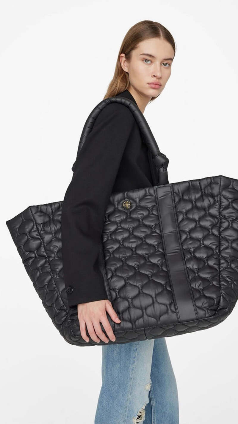 【Anine Bing】トートバッグ Anine Bing - Large Cloud Tote in Black – Blond Genius