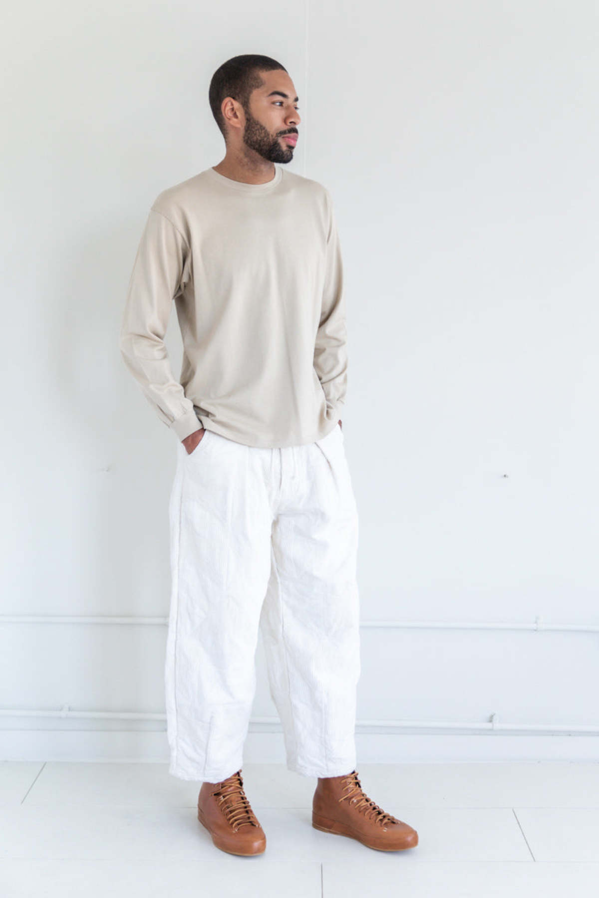 ★24AW★Kith 101 for Auralee Luster Plaiting Long Sleeve Tee Kith 101 x Auralee Luster Plaiting Long Sleeve Tee Tofu