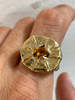 Simuero Soleil Ring with Orange Citrine - 18K Gold Plated - Thumbnail 1