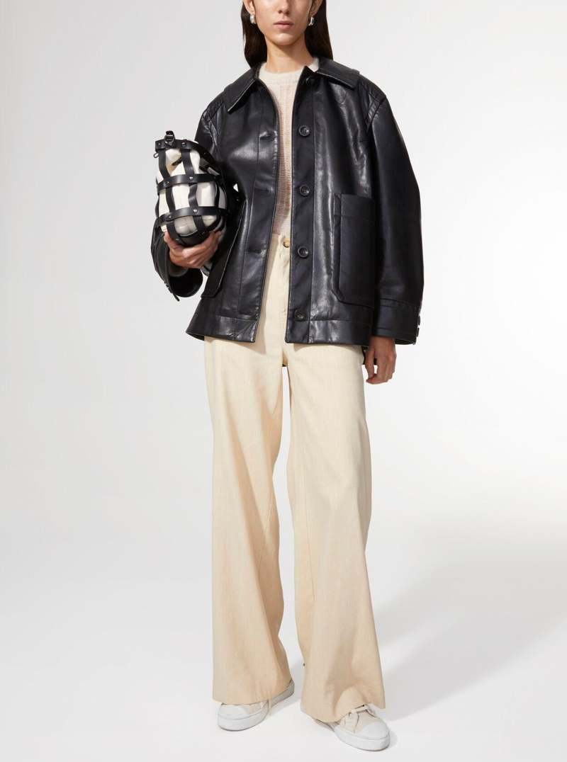 Rodebjer Angelica Leather Jacket - Black | Garmentory