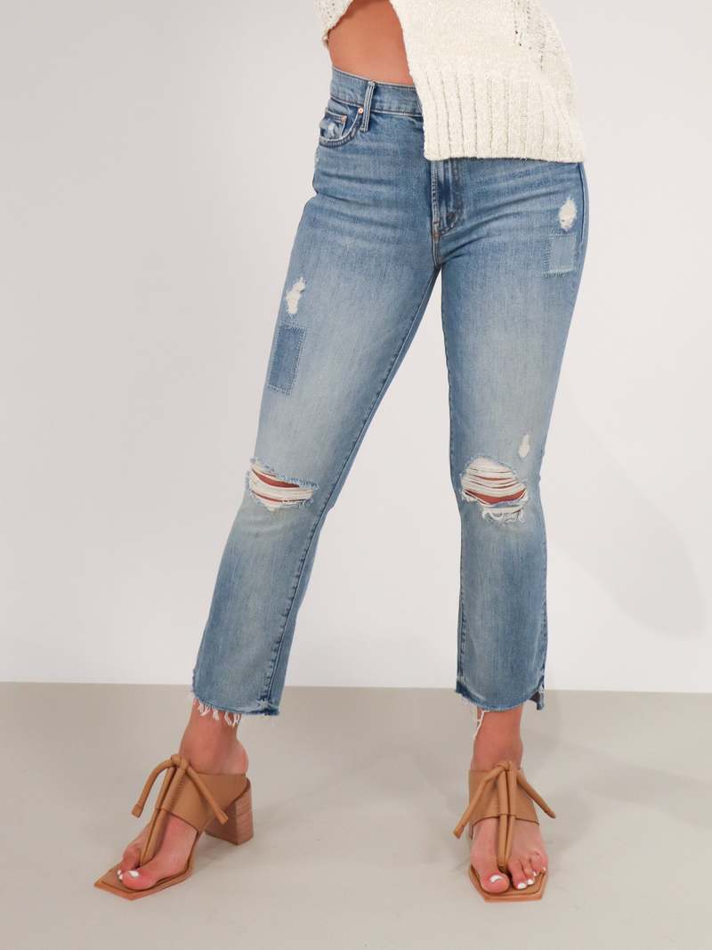 Mother Denim The Insider Crop Step Fray - We Are Castaways 