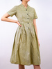Vintage Erin Templeton Accessories 1940s dress - yellow gingham - Thumbnail 2