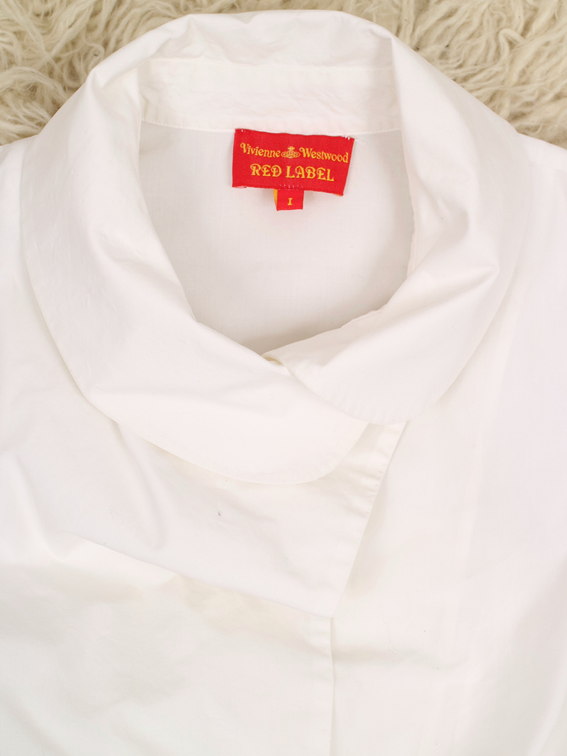 Vintage vivienne westwood 1990s y2k red label asymmetrical button 