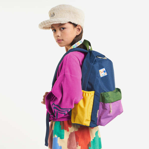 Kids Bobo Choses Child Colour Block Backpack - Multicolour