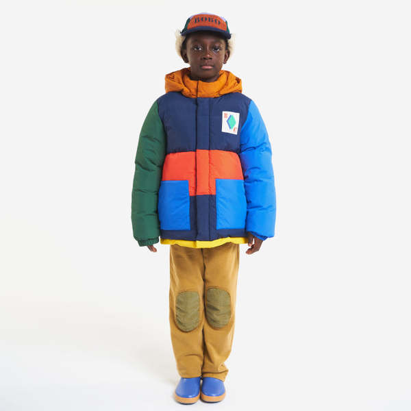 Kids Bobo Choses Child Colour Block Padded Jacket - Multicolour