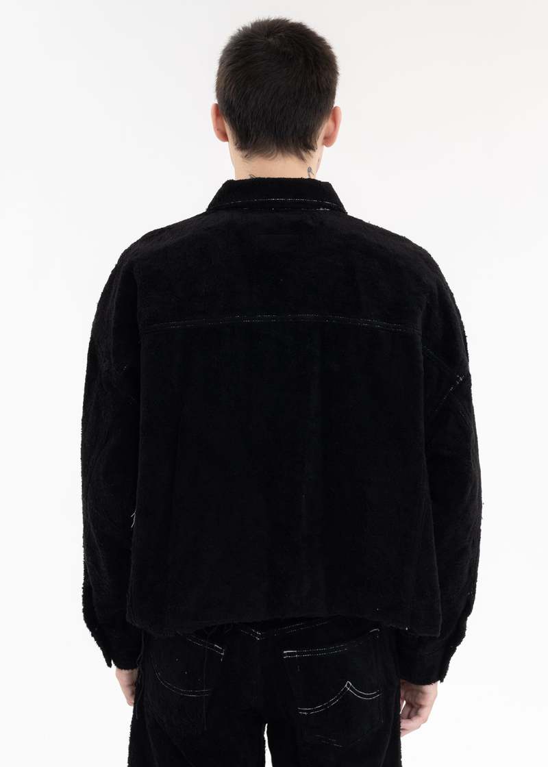 22aw doublet CUT OFF FUZZY JACKET ジャケット Narrenschiff:【8月11日発売】doubletのカットオフファジージャケット