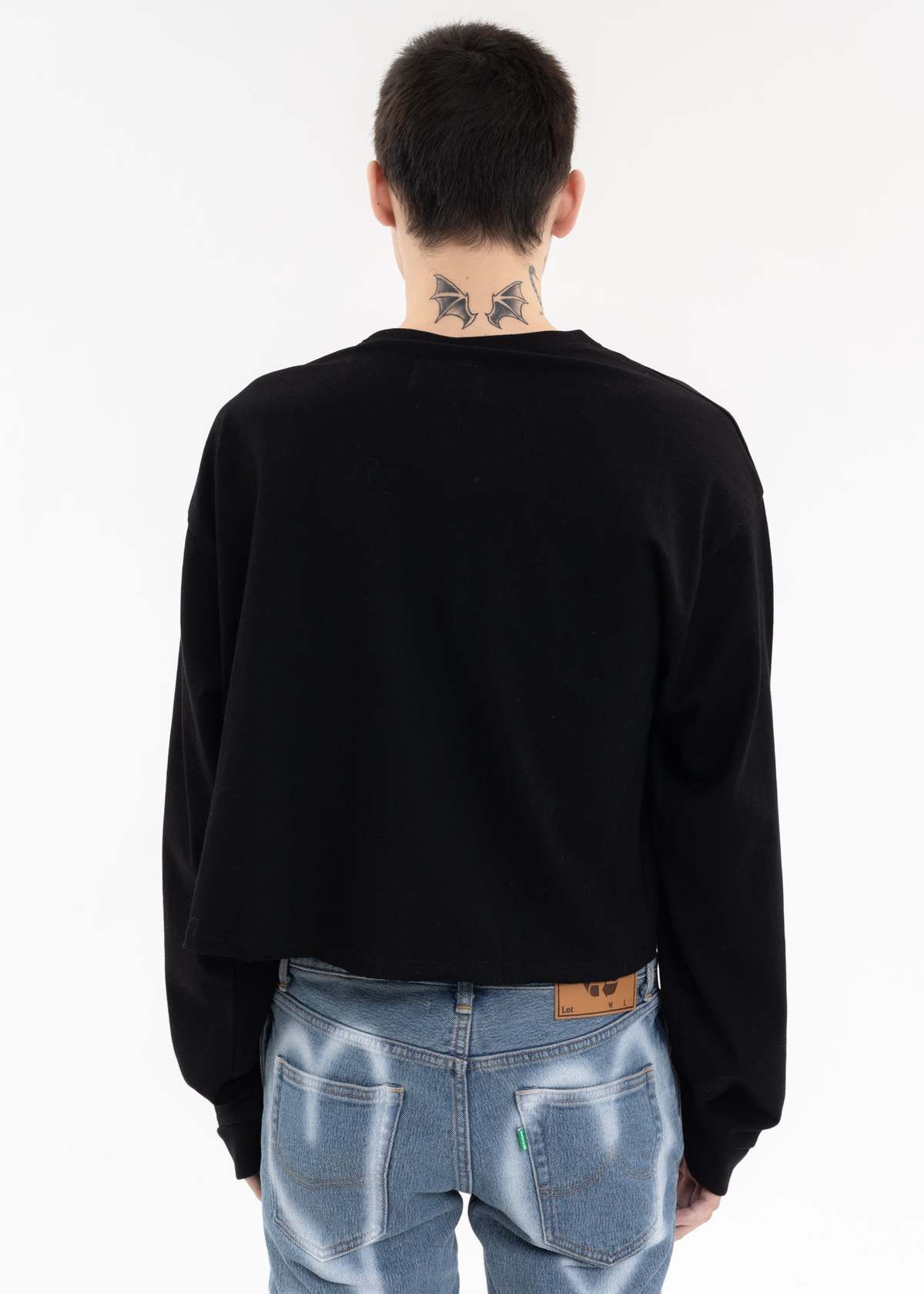 Doublet Off-shoulder Long Sleeve T-shirt - Black | Garmentory