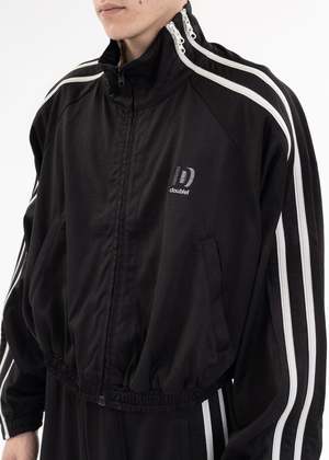 Doublet Zip Up Track Jacket - Black | Garmentory