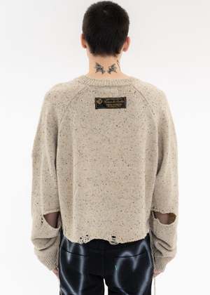 Doublet Magnet Attached Knit Pullover - Ivory | Garmentory