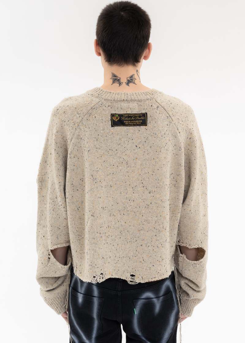 新品，格安 【doublet MAGNET ATTACHED KNIT PULLOVER