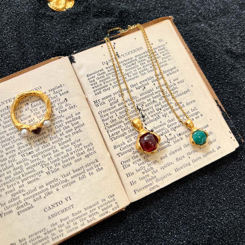 Alighieri The Eye of The Storm Emerald Necklace Alighieri The Eye of The Storm Emerald Necklace