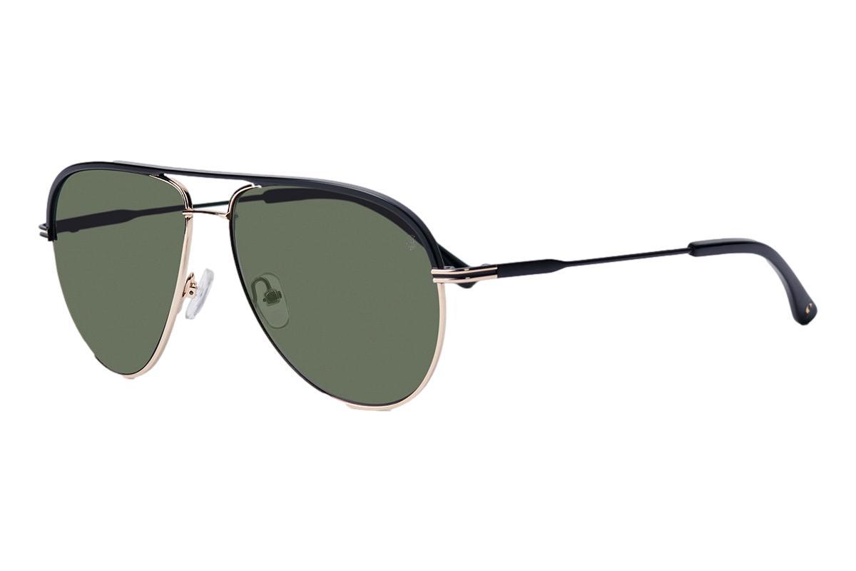 Jack Stegeman Hawk Sunglasses Black/Gold Garmentory