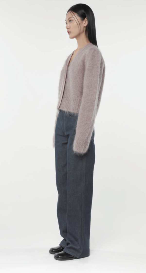 AMOMENTO Grandma Cardigan - Dust Pink 