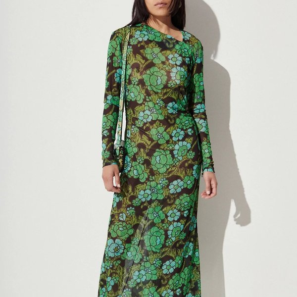 Rachel Comey Surveillance Dress - Black/Lotus Mesh | Garmentory