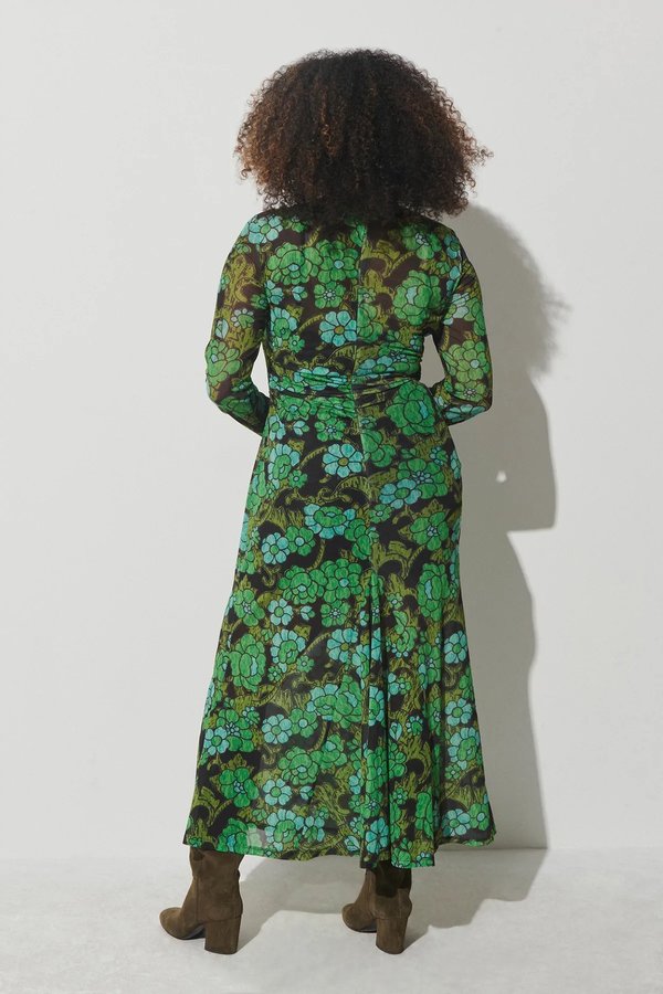 Rachel Comey Surveillance Dress - Black/Lotus Mesh | Garmentory