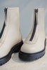 LEGRES ZIPPER OILED BOOT - STONE WHITE - Thumbnail 2