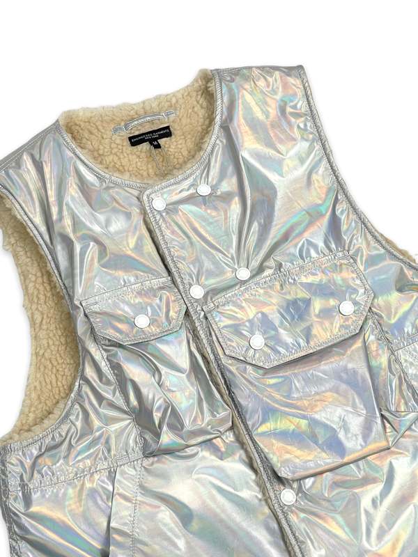 Engineered Garments Cover Vest - Reflective Silver | Garmentory