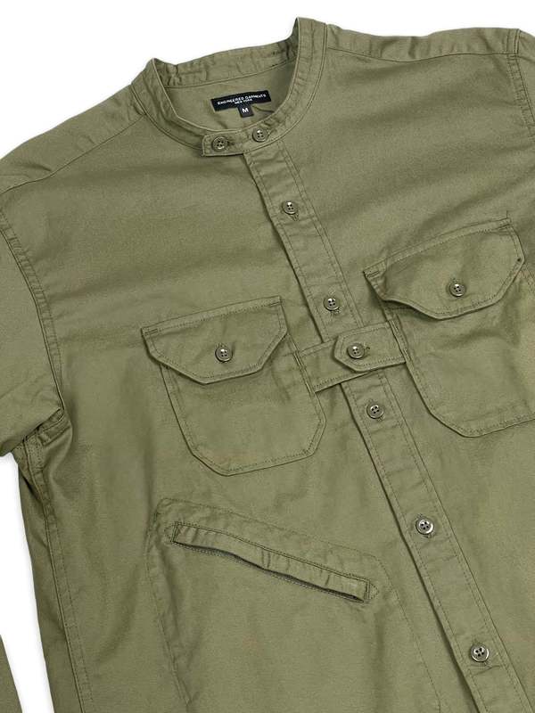 Engineered Garments BANDED COLLAR SHIRT | Garmentory