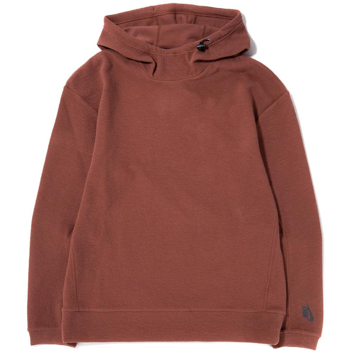 nikelab brown hoodie